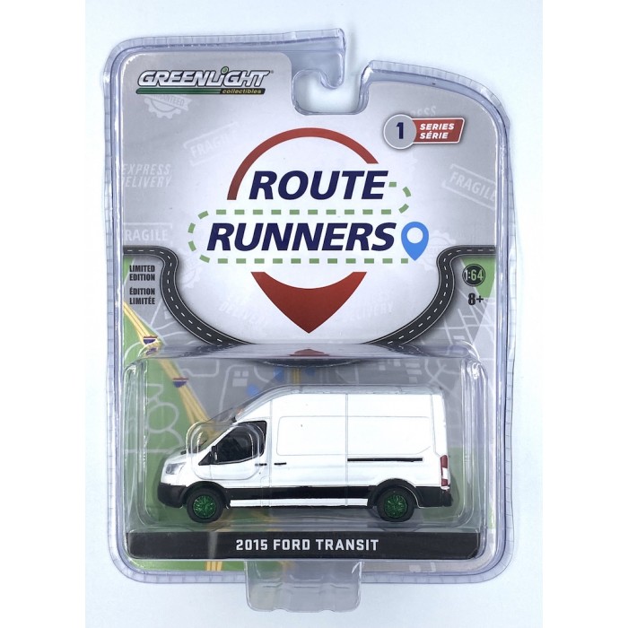 Greenlight 1:64 Route Runners - 2015 Ford Transit Green Machine