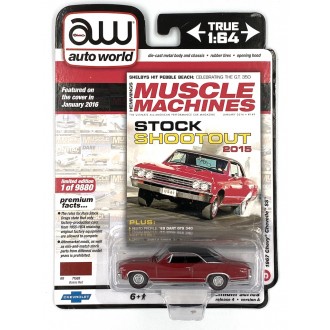Auto World 1:64 1967 Chevrolet Chevelle SS Red