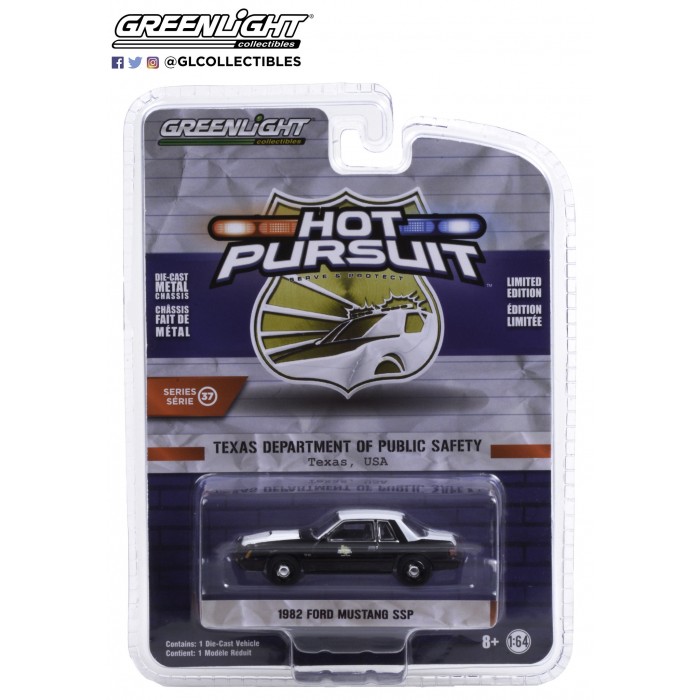 Greenlight 1:64 - Hot Pursuit - 1982 Ford Mustang SSP