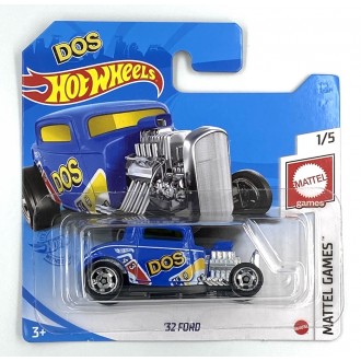 Hot Wheels 1:64 '32 Ford Dos Blue