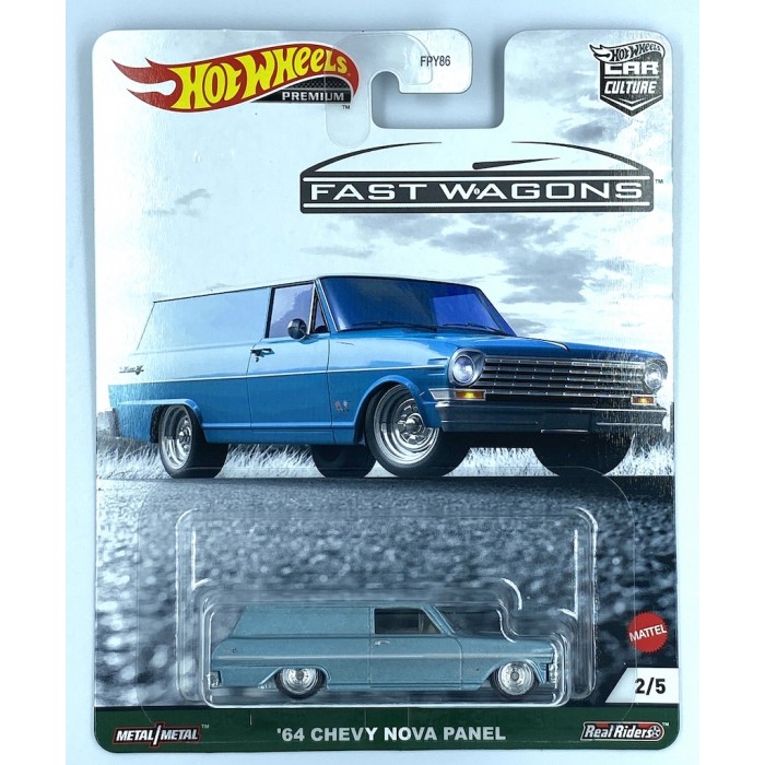 Hot Wheels 1:64 Fast Wagons - 1964 Chevrolet Nova Panel