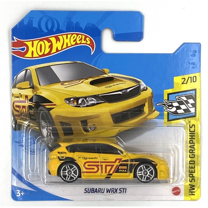 Hot Wheels 1:64 Subaru WRX STI Yellow