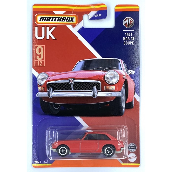 Matchbox 1:64 Best of UK - 1971 MGB Coupe GT Red
