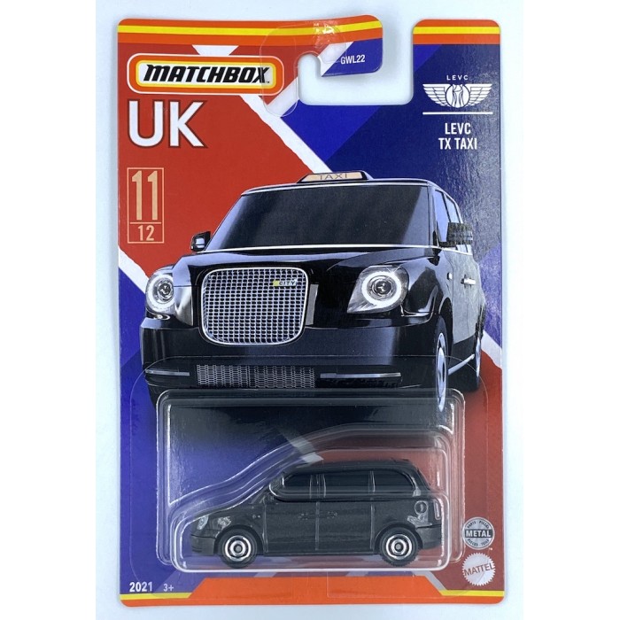 Matchbox 1:64 Best of UK - LEVC TX Taxi Black
