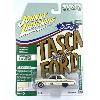 Johnny Lightning 1:64 Muscle Cars U.S.A. - 1964 Ford Thunderbolt Wimbledon White