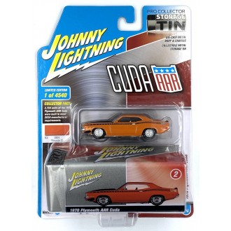 Johnny Lightning 1:64 - 1970 Plymouth AAR Cuda Vitamin C Orange