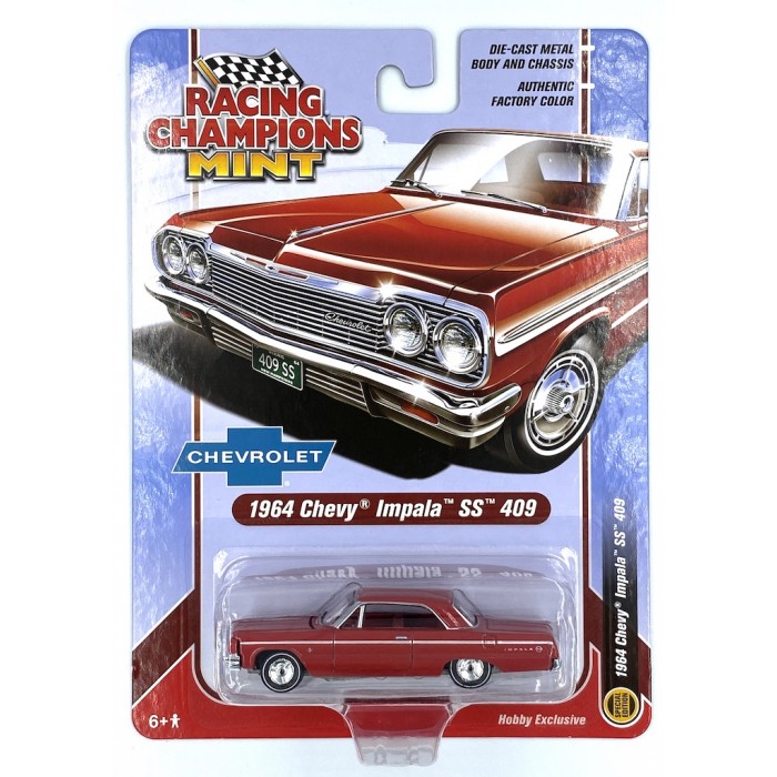 Racing Champions 1:64 1964 Chevrolet Impala SS 409 Riverside Red