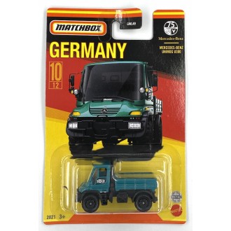 Matchbox 1:64 Best of Germany - Mercedes Benz Unimog Green