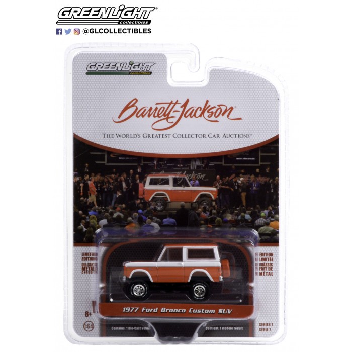 Greenlight 1:64 Barrett Jackson - 1977 Ford Bronco Custom