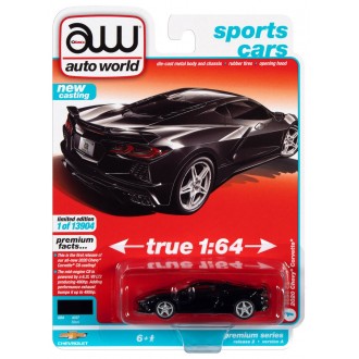 Auto World 1:64 - 2020 Chevrolet Corvette Gloss Black
