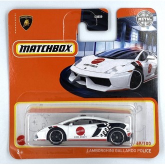 Matchbox 1:64 Lamborghini Galardo Police Mattel