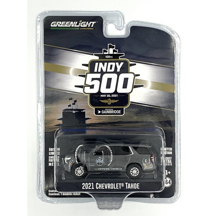 Greenlight 1:64 Anniversary Collection - 2021 Chevrolet Tahoe 105th Running of the Indianapolis 500 Official Vehicle