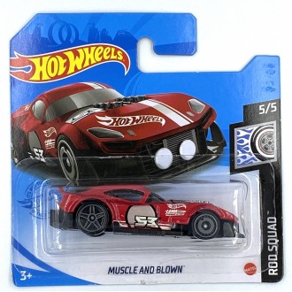 Hot Wheels 1:64 Muscle And Blown Red