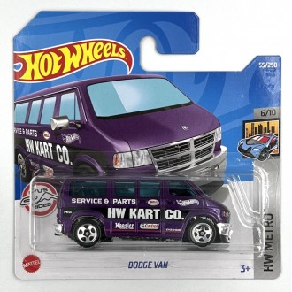 Hot Wheels 1:64 Dodge Van Purple
