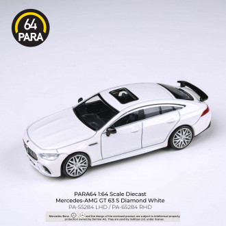 Para64 1:64 2019 Mercedes-Benz AMG GT63 S Diamond White LHD