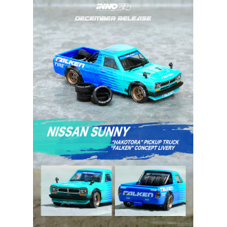 Inno64 1:64 Nissan Sunny Hakotora pick-up Falken