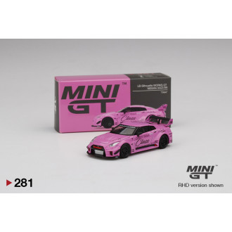 Mini GT 1:64 LB Silhouette Works GT Nissan 35GT-RR Ver.1 Pink LHD